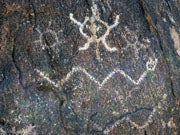 Petroglyph in South Mountain Park Arizona