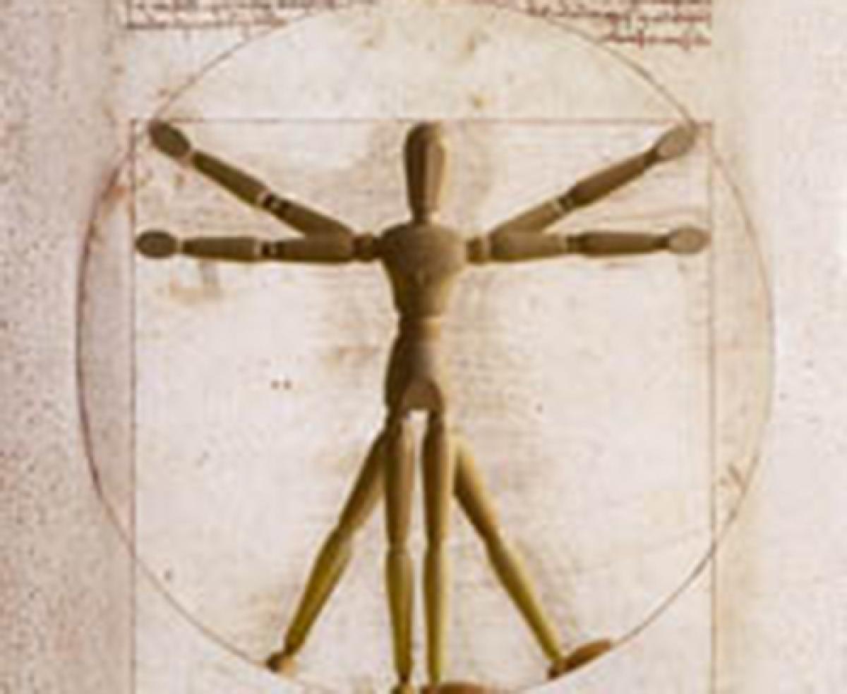 vitruvian stickman